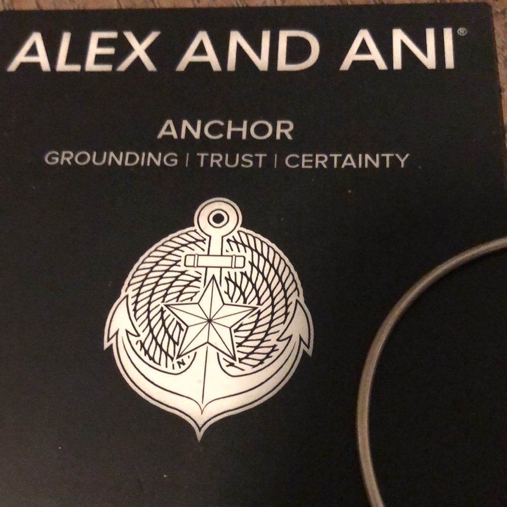 Alex And Ani Silver Bracelet - Anchor - Picture 4 of 5